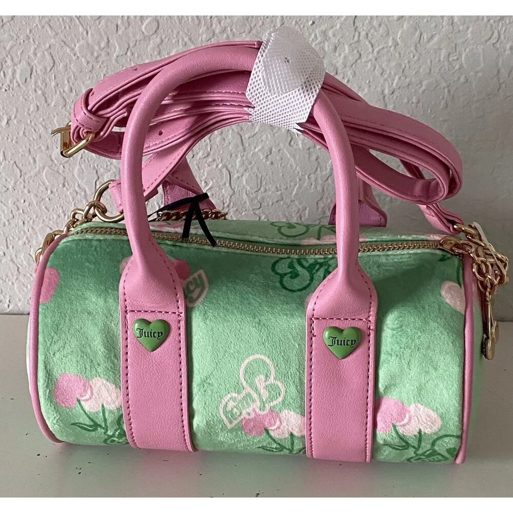 Juicy Couture Retro Cherry Mini Bag Retro Green Multi Barrel Crossbody‎ Gelato